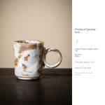 Stoneware Straight Mouth Coffee Cup-Shadow White