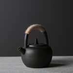 Small Item Loop-Handled Teapot (Elegant Black)