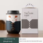 Cute Pet Gentleman Cup ?? Elk-Gift Box