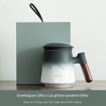 Shanhai View Office Cup-Gradient White (Gift Box)