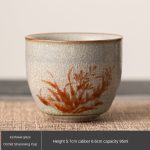 Ice Flower Glaze Orchid Shanxiang Cup