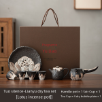 Tuo Silence ?? Lianyu Dry Pour Tea Set-Lotus Incense Pot