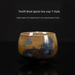 Tooth Boat Glaze Tea Cup-T