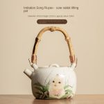 Imitation Song Ru Kiln ?? Cute Rabbit Beam Pot