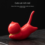 Cute Cat-Rich Red