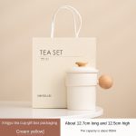 Xingyu Tea Cup-Gift Box Packaging (Cream Yellow)