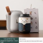 Cute Pet Gentleman Cup ?? Shiba Inu-Gift Box + Travel Bag