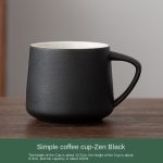 Simple Water Cup-Zen Black (Safe Packaging)