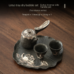 Lotus Tray Dry Pour Groups [Lotus Fragrance Side Handle Pot]