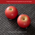 Purple Sand Fruit and Vegetable Tea Ornaments-Red Apple