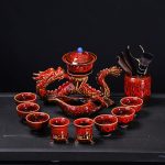 Red Dragon Tea Set + Six Gentlemen