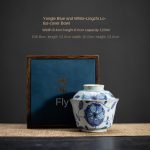 Yongle Blue and White-Tangerine-Gaiwan (Gift Box)